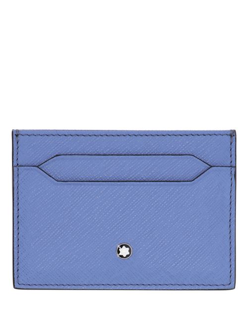 Blue rectangular card holder Mont Blanc | 198245X